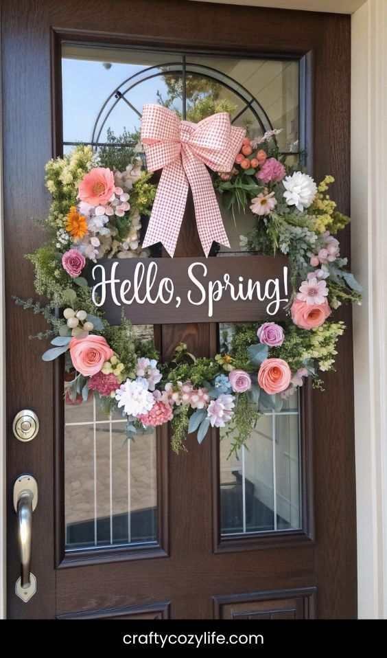 DIY Spring Wreath