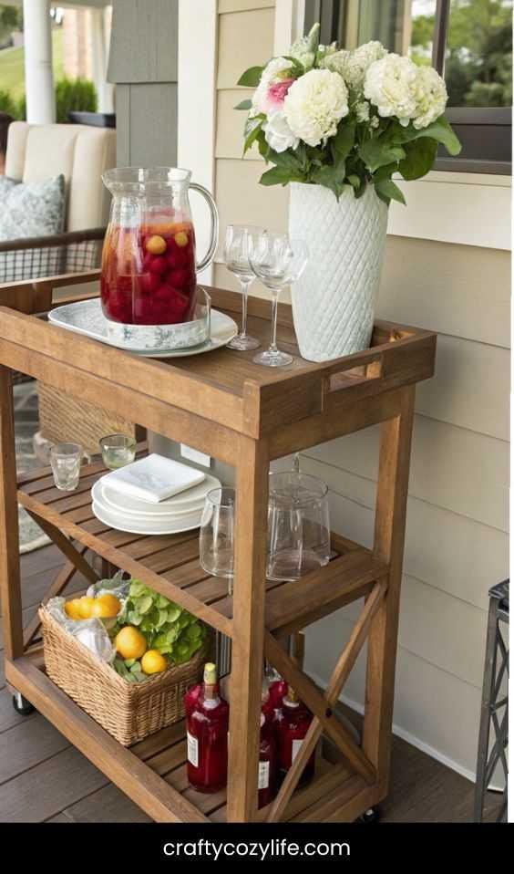 DIY Statement Table or Bar Cart