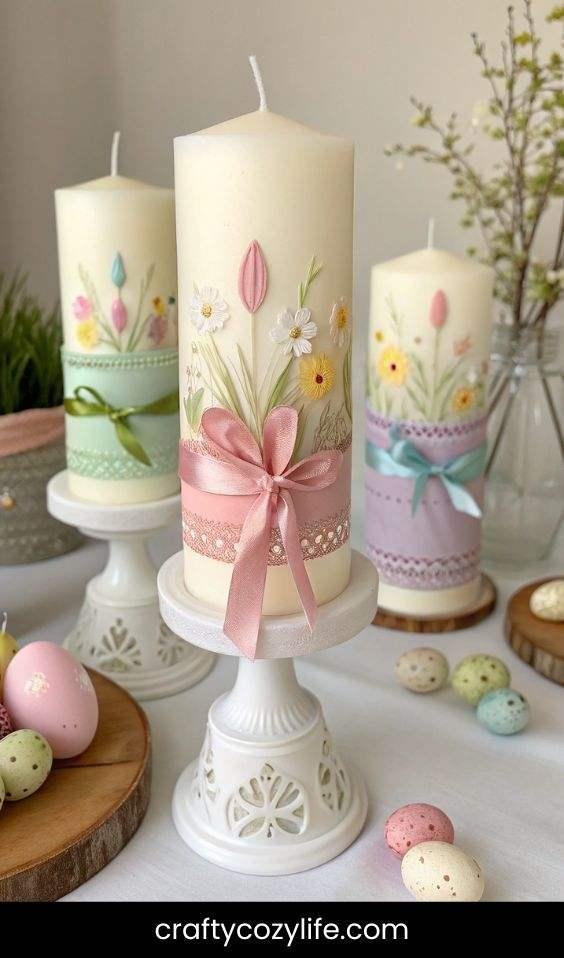 Easter Candle Holders