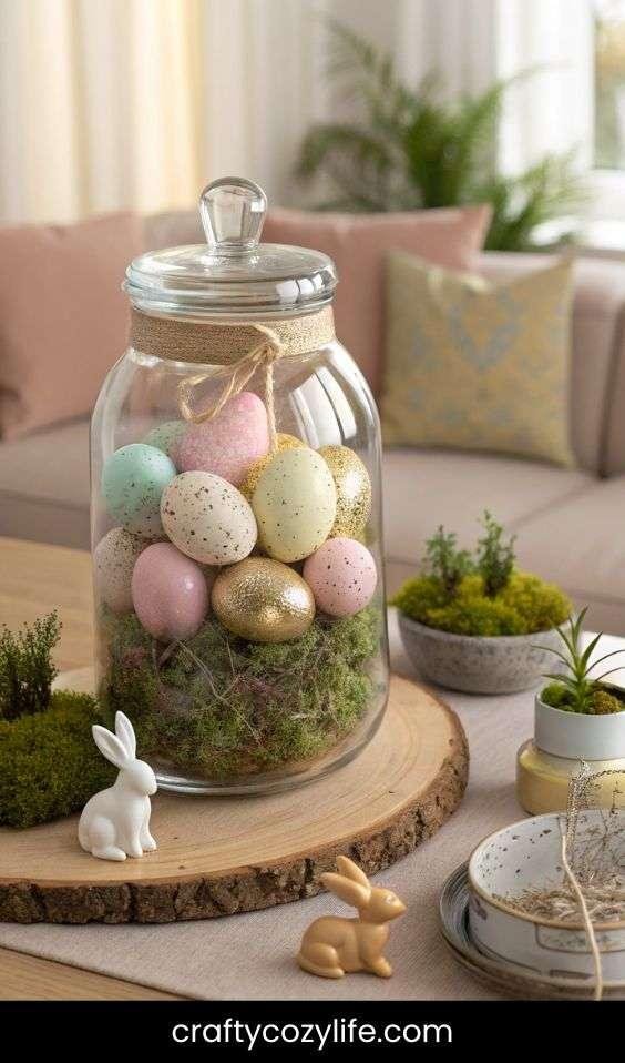 Egg-cellent Centerpiece for the Living Room