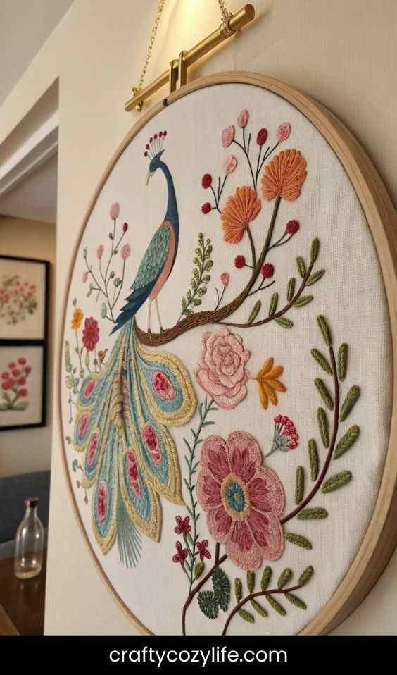 Embroidery Art Wall Hanging