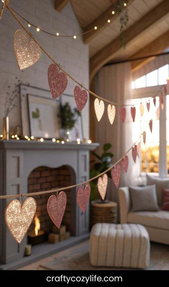 Heart-Themed DIY Garland