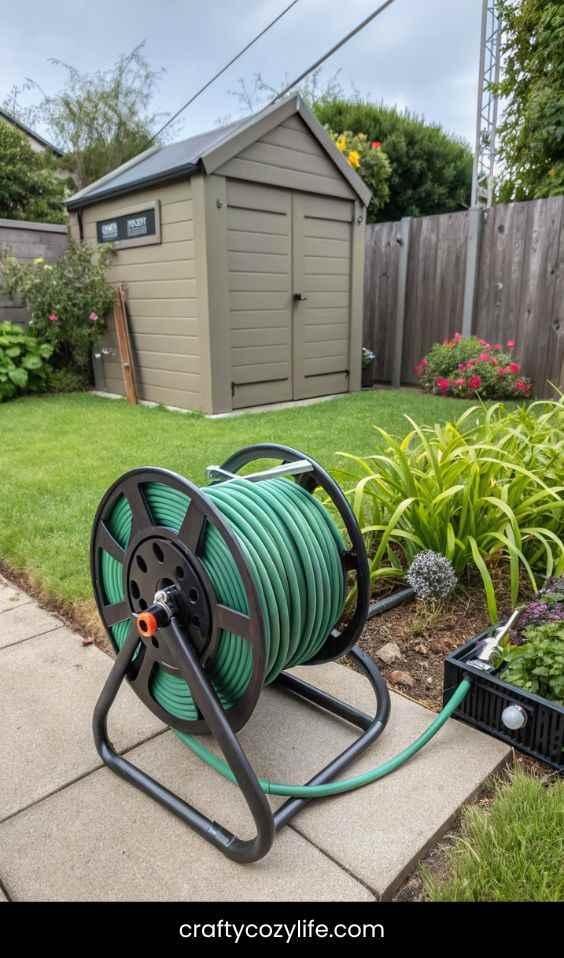 Hose Reel Storage