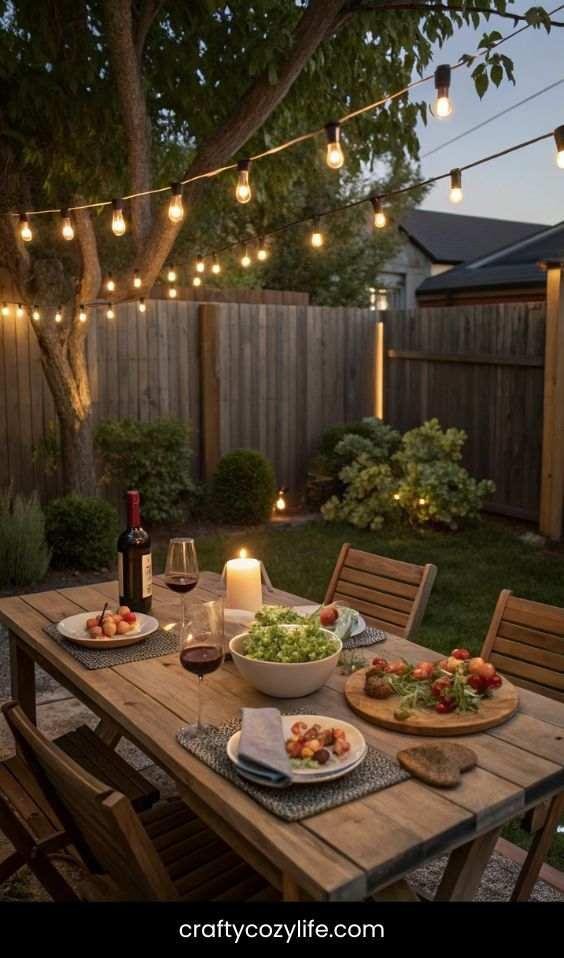 Incorporate a Dining Area for Outdoor Meals