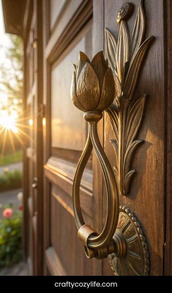 Incorporate a Spring-Themed Door Knocker