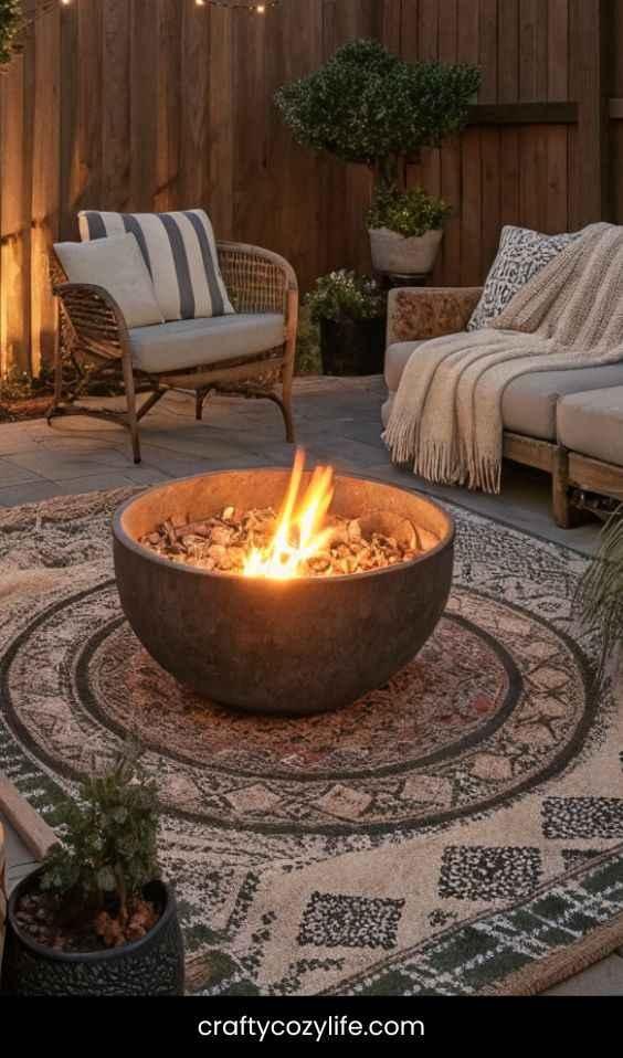 Install a Fire Pit for Year-Round Coziness