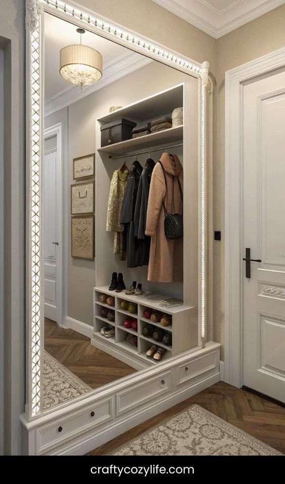 Install a Mirror Inside the Closet