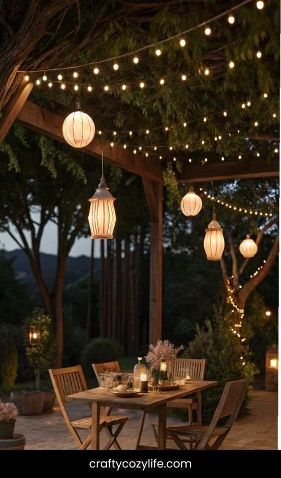 Light It Up with String Lights & Lanterns