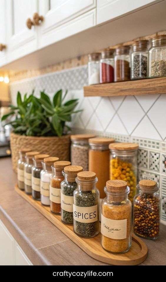 Magnetic Spice Rack Using Dollar Tree Baking Trays