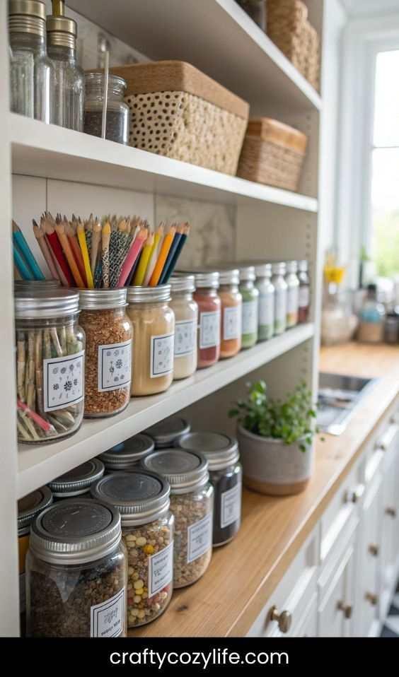 Mason Jar Organizers