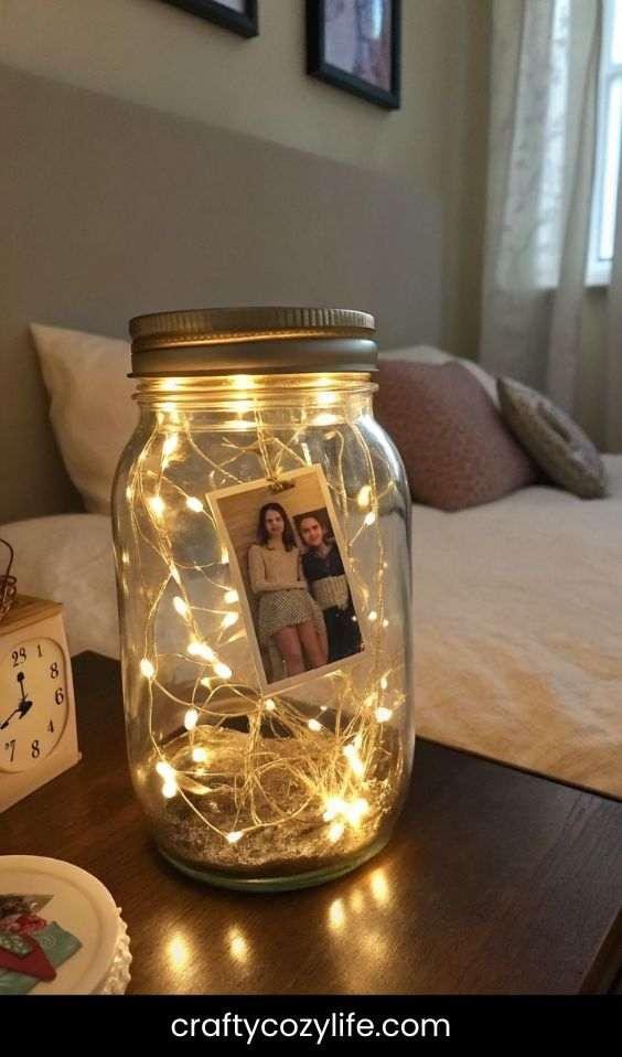 Mason Jar Photo Frames