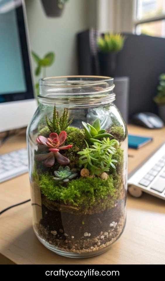 Mason Jar Terrariums