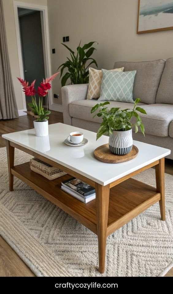 Mid-Century Modern DIY Coffee Table