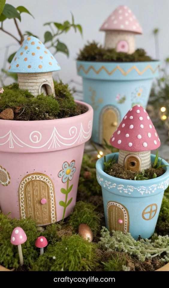 Miniature Fairy Garden Pots