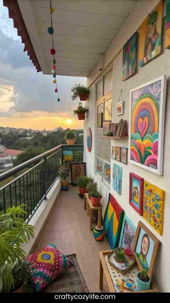 Outdoor Art Gallery Wall 