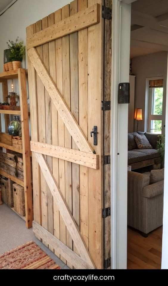 Pallet Wood Door