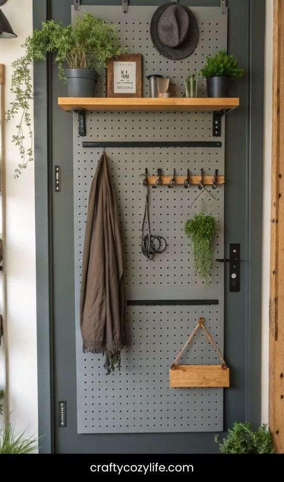 Pegboard Door