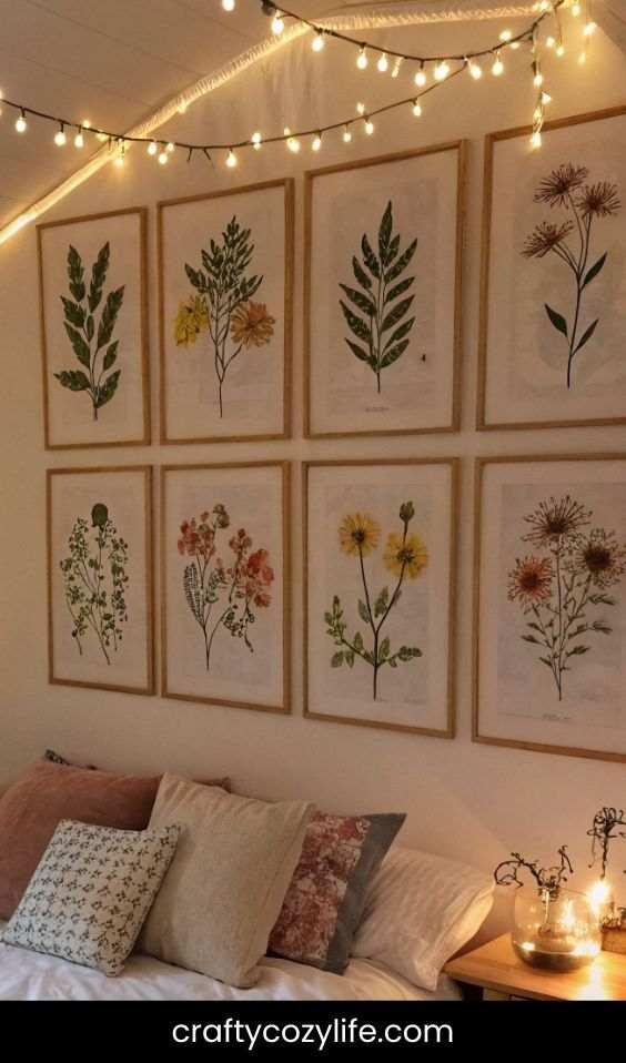 Pressed Flower Wall Art