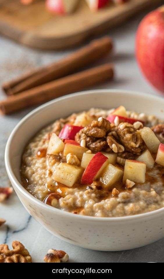 Raisin Apple Cinnamon Oatmeal