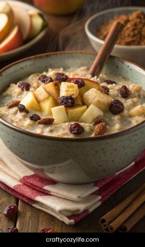 Raisin Apple Cinnamon Oatmeal