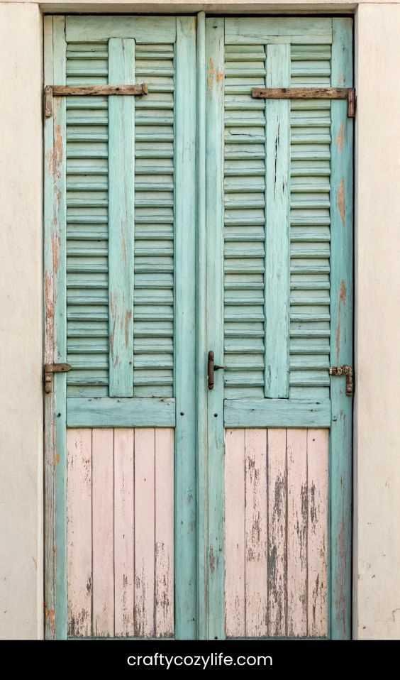 Repurposed Shutter Door