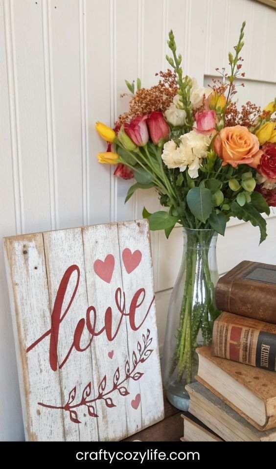 Romantic Wooden Signs