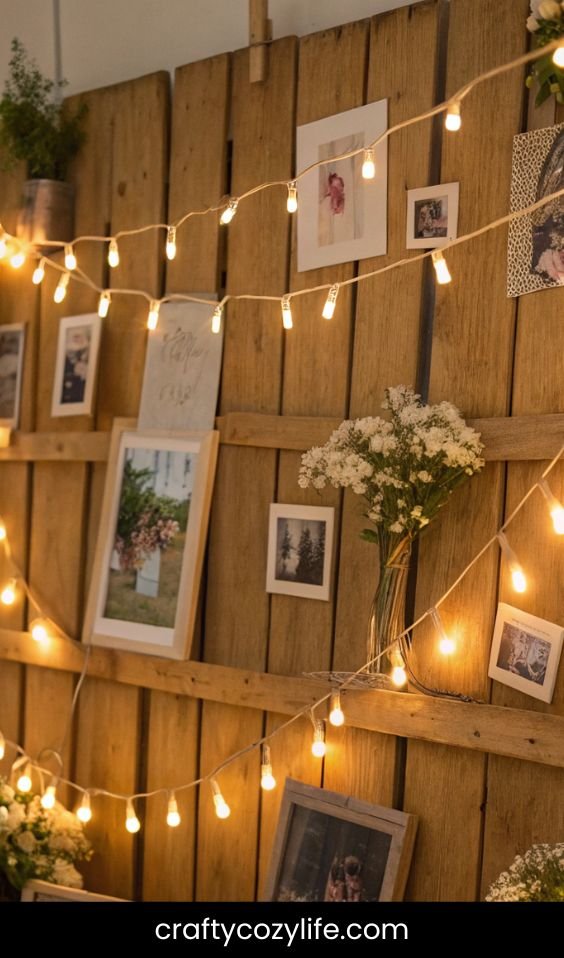 Rustic Photo Display