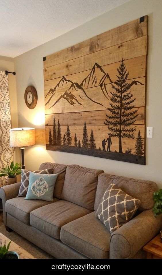 Rustic Wooden Wall Art