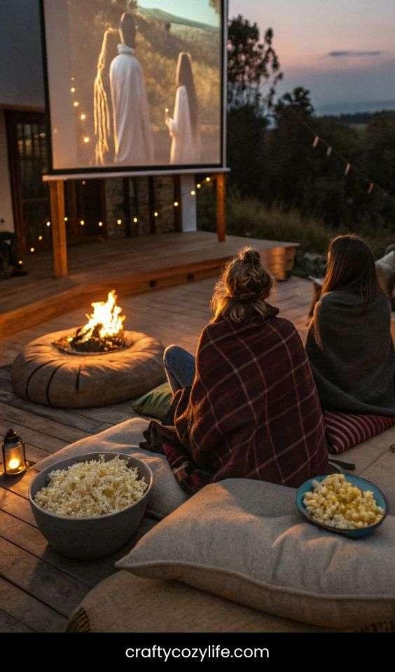 Set Up a Backyard Movie Night Spot