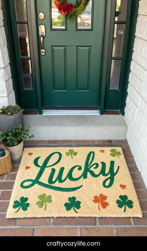 St. Patrick’s Day Door Mat