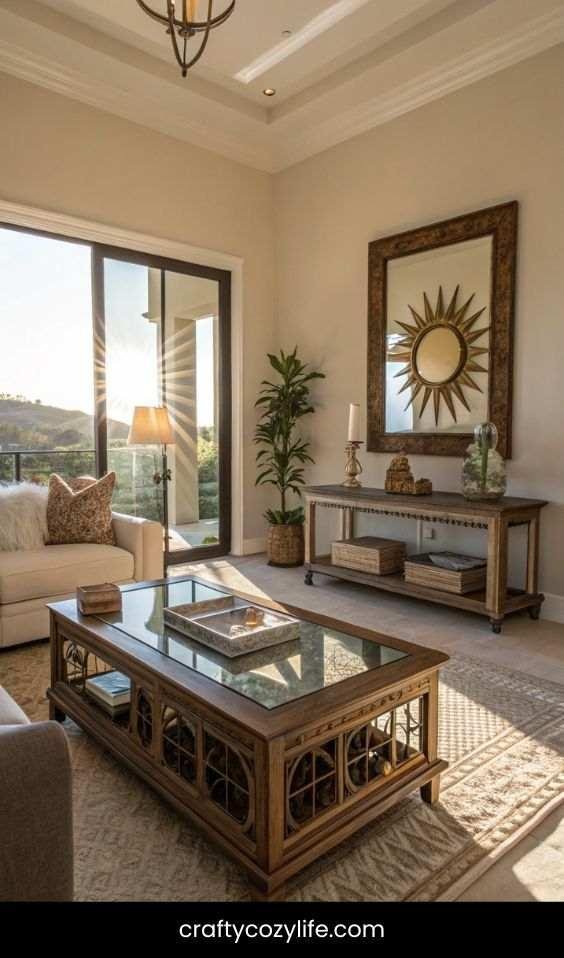 Use Mirrors to Reflect Light and Create the Illusion of Space