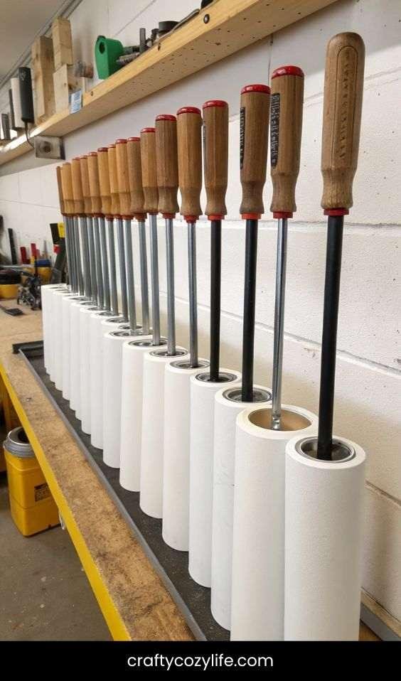 Use PVC Pipe for Tool Storage