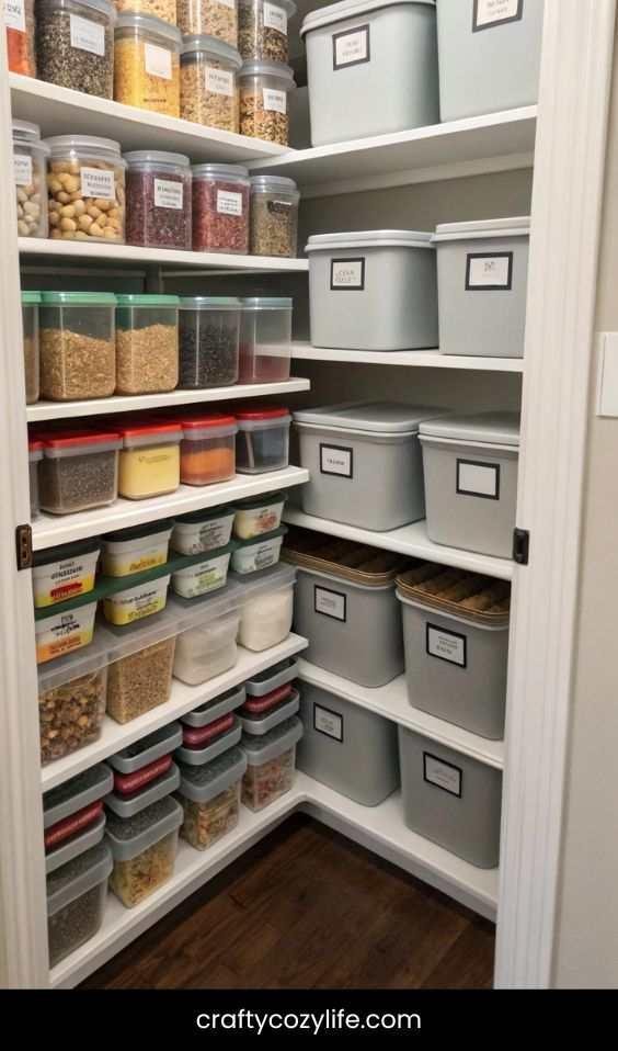 Use Stackable Bins for Bulk Items