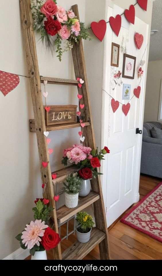 Vintage Ladder Display