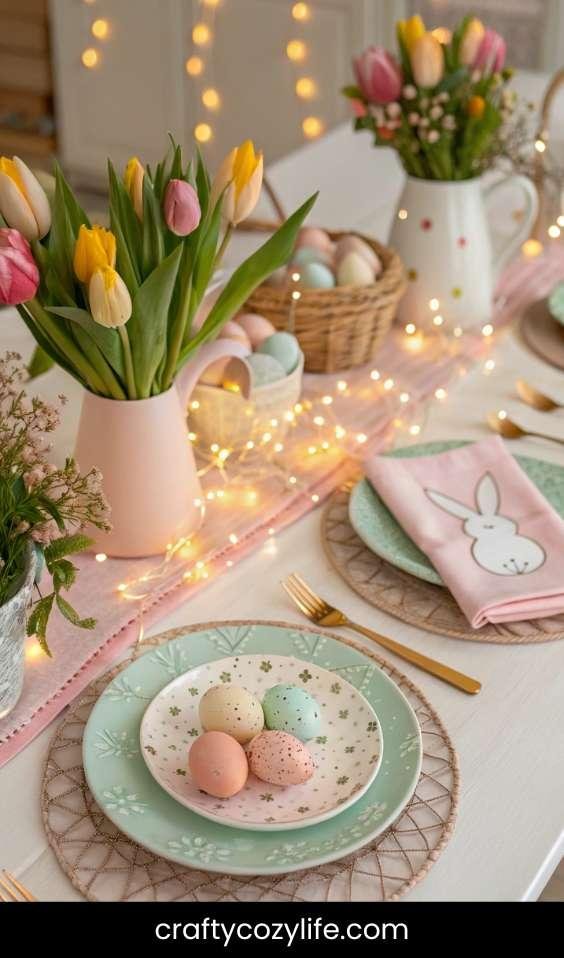 Whimsical Easter Tablescape