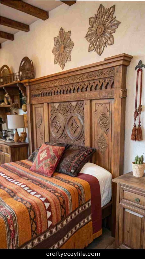 Add a Statement Southwestern Headboard