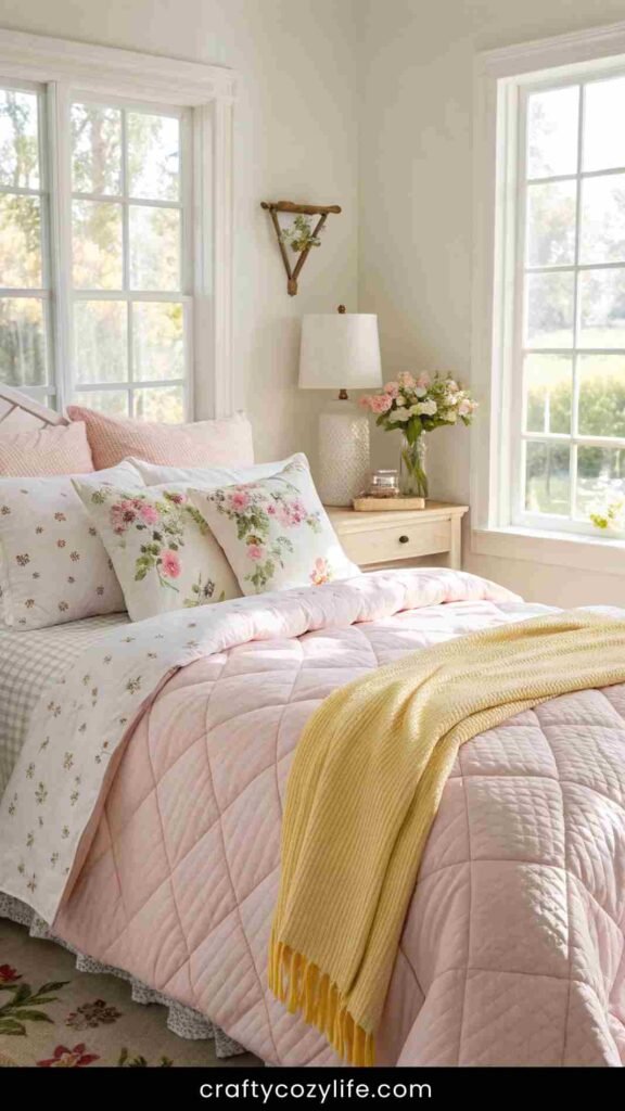 Brighten Up with Pastel Bedding