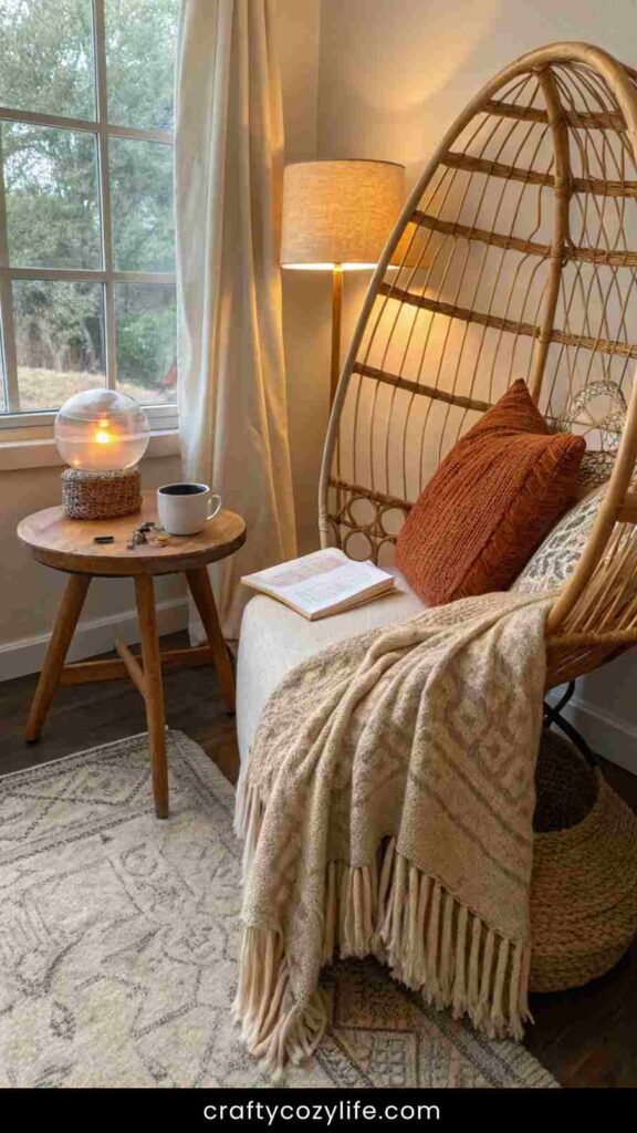Create a Cozy Reading Nook with Boho Flair