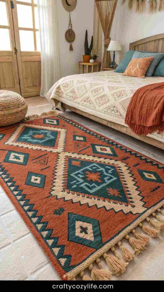 Go for a Vintage or Southwestern-Inspired Rug