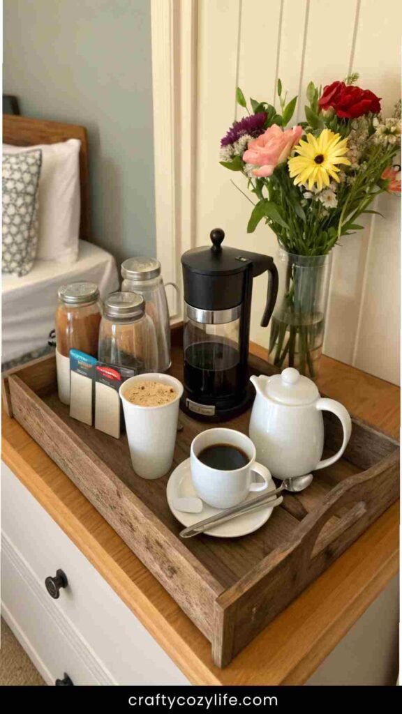 Make Space for a Mini Coffee or Tea Station