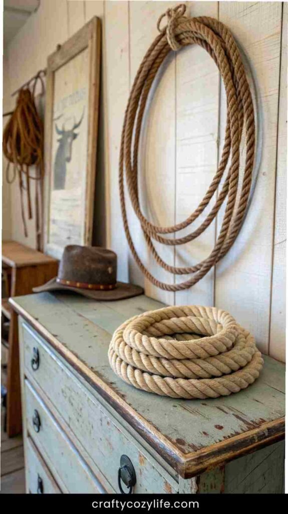 Rope Accents for a True Rodeo Touch