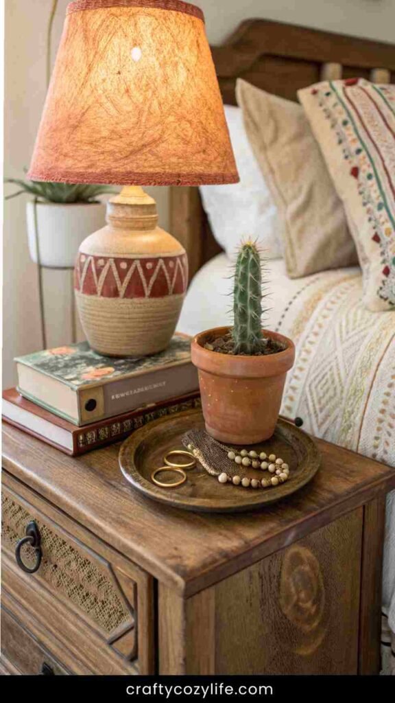 Style Your Nightstands with Western Boho Charm