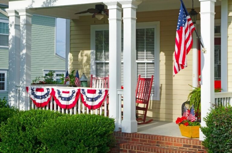 4th of July Front Porch Decor Ideas