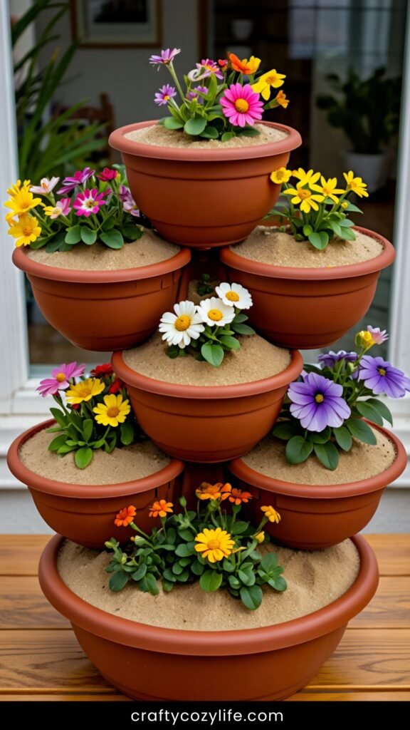 DIY Clay Flower Pot Crafts (6)