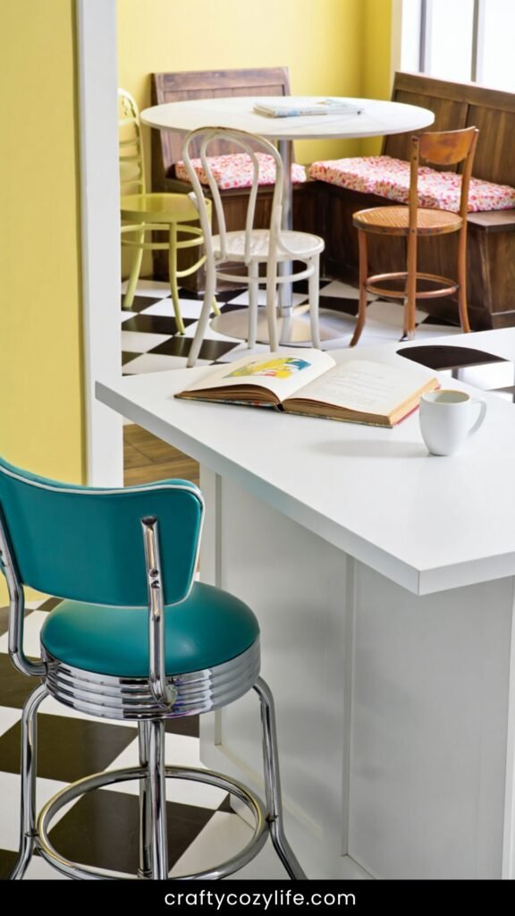 Retro-Inspired Kitchen Seating